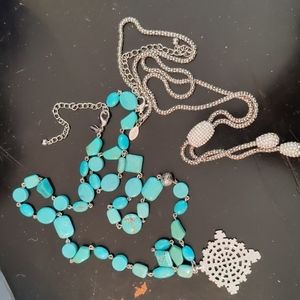 Two Chico's necklaces